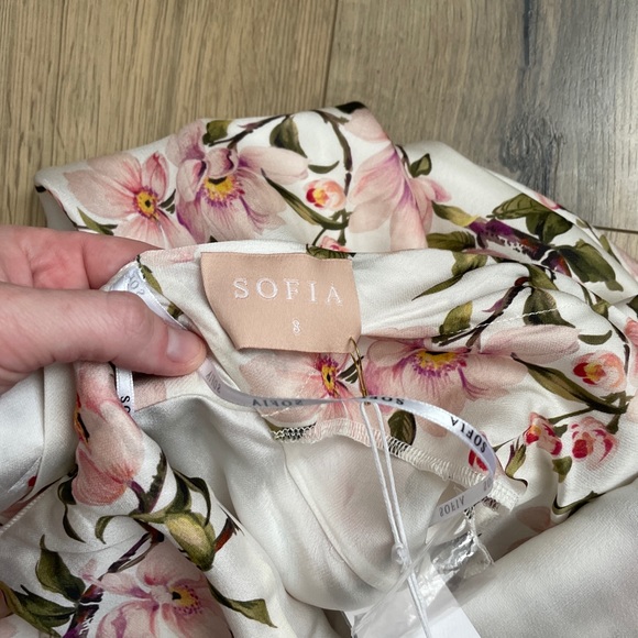 NEW Sofia The Label Forever Slip Midi Long Dress White Magnolia Size AU 8 US 4 - Picture 5 of 10